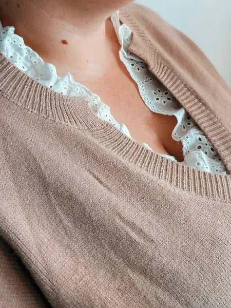 Pull dentelle Louisette